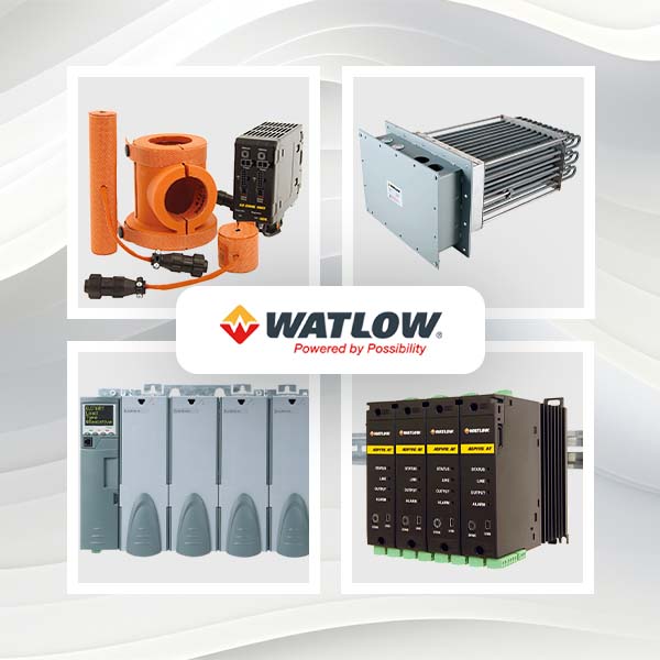 Watlow Products with watlow logo